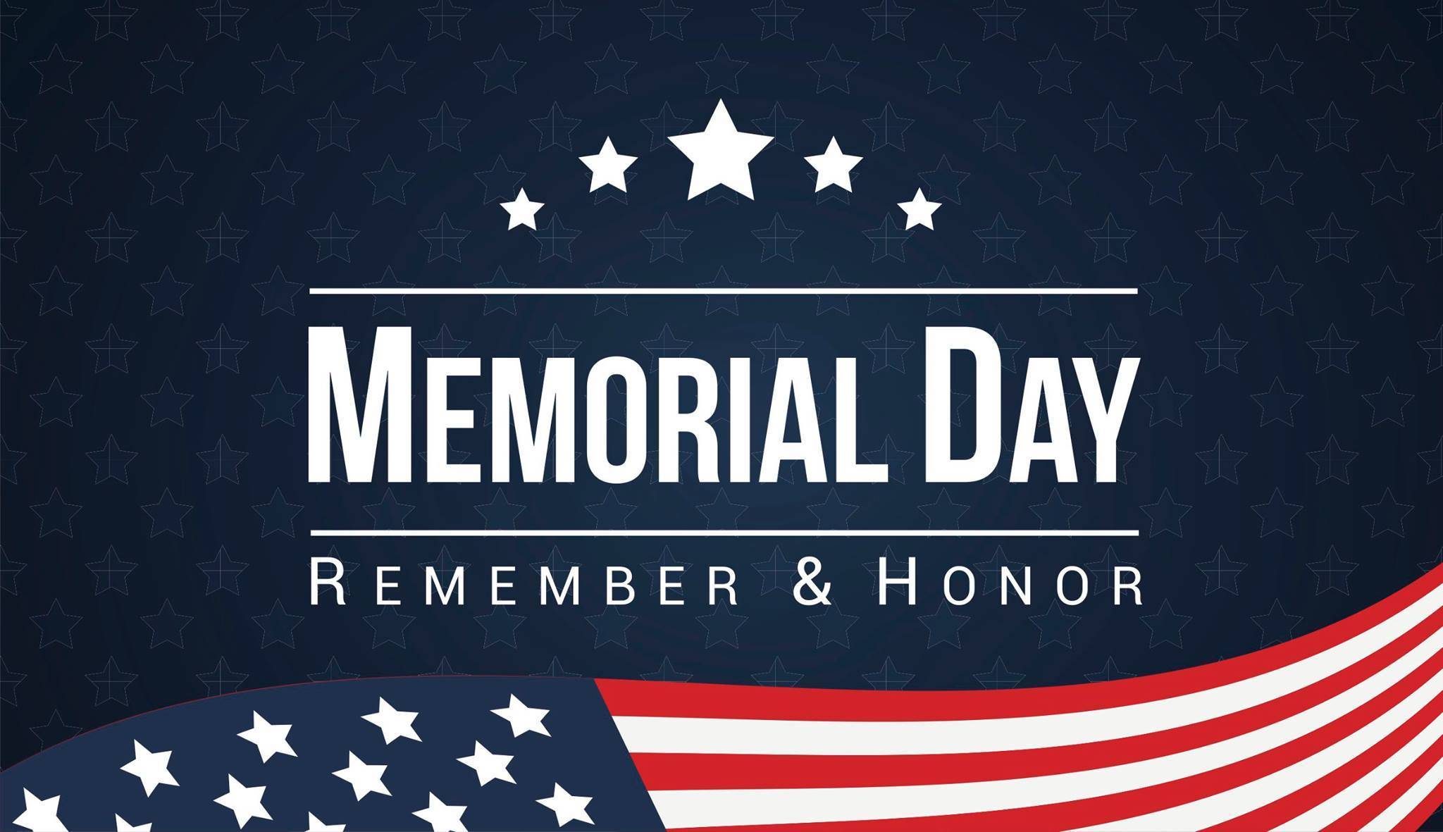 Memorial Day Closure 2018...