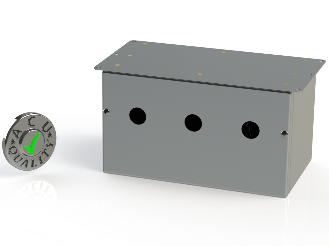 Under Counter Dispense Box | 10 Inch | 3 Holes