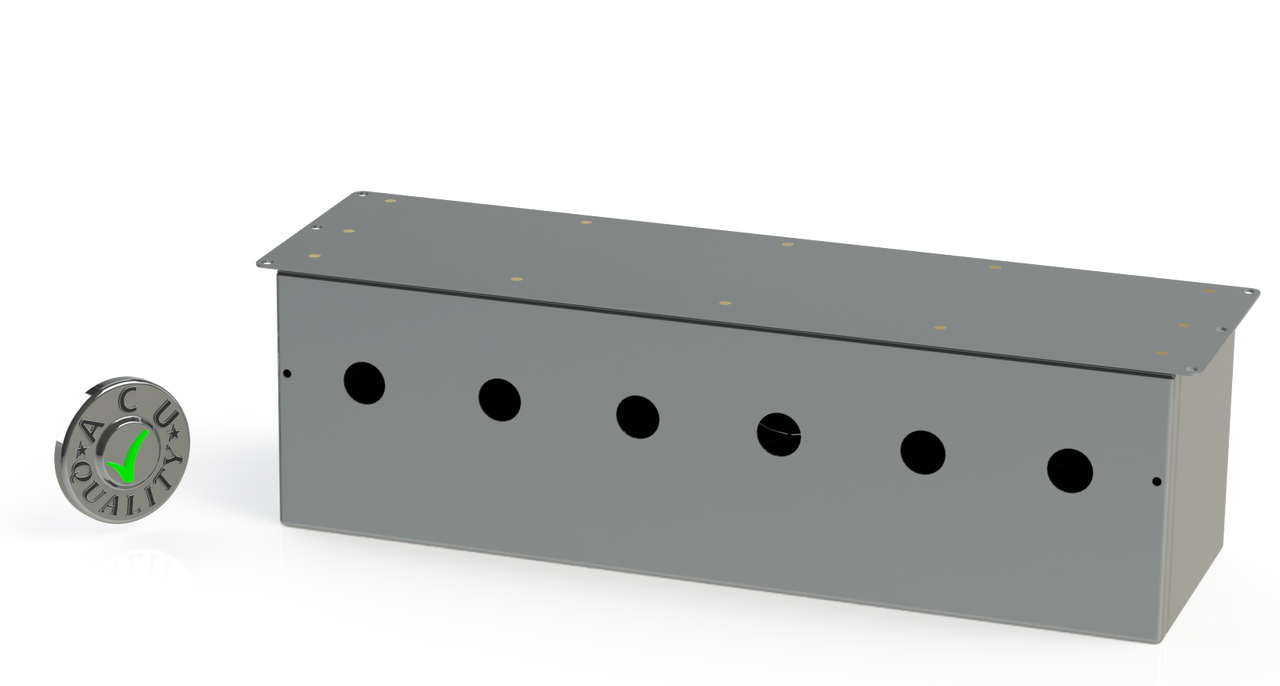 Under Counter Dispense Box | 19 Inch | 6 Holes