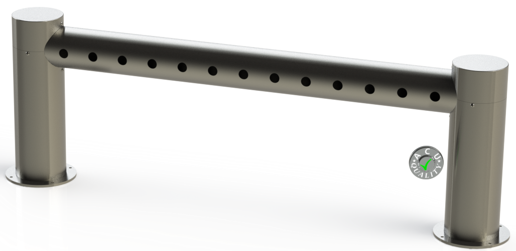 4x5 Metro Pass "H" Through Tower 13 Faucet Holes | 48" Long | Stainless Steel #4