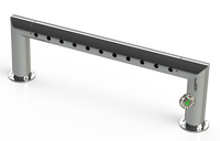 Thumbnail for Modular Draft Beer Pass Thru Tower | 11 Faucet Holes | 44
