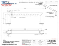 Thumbnail for Modular Draft Beer Pass Thru Tower | 12 Faucet Holes | 47