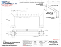 Thumbnail for Modular Draft Beer Pass Thru Tower | 8 Faucet Holes | 35