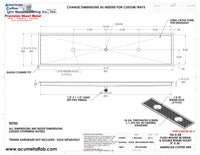 Thumbnail for Flush Mount w/ Center Drain and Double Rinser Holes 8