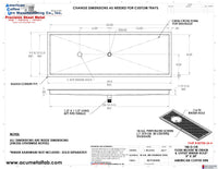 Thumbnail for Flush Mount w/ Center Drain and Offset Rinser Hole 8