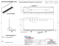 Thumbnail for Wall Mount Drip Tray with Double Drains | 6-3/8