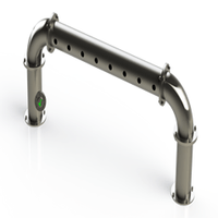 Thumbnail for Draft Beer Bridge Tower | 8 Faucet Holes | SS #4 - ACU Precision Sheet Metal