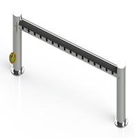Thumbnail for Metro Pass Through Tower 16 Faucet Holes | Mirror Stainless Steel - ACU Precision Sheet Metal