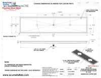 Thumbnail for Flush Mount w/ Center Drain and Double Rinser Holes 8