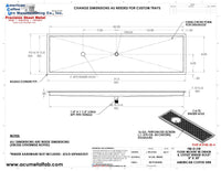 Thumbnail for Flush Mount w/ Center Drain and Offset Rinser Hole 8
