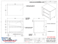 Thumbnail for Flat Top Stainless Steel Restaurant Table