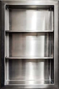 Thumbnail for Recessed Medicine Cabinet in Stainless Steel | 14