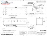 Thumbnail for Under Counter Dispense Box | 19 Inch | 6 Holes