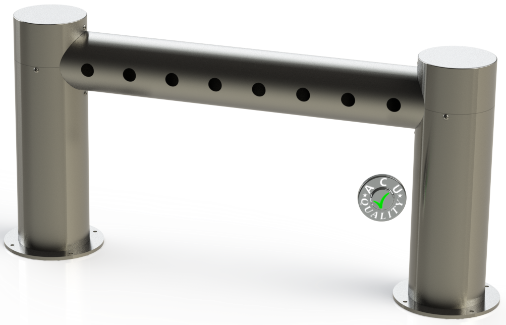 4x5 Metro Pass Through Tower 8 Faucet Holes | Stainless Steel #4 - ACU Precision Sheet Metal