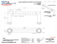 Thumbnail for Modular Draft Beer Pass Thru Tower | 10 Faucet Holes | 41