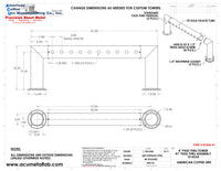 Thumbnail for Modular Draft Beer Pass Thru Tower | 10 Faucet Holes | 41