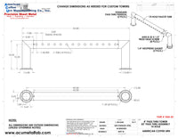 Thumbnail for Modular Draft Beer Pass Thru Tower | 14 Faucet Holes | 53