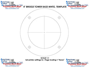 Draft Beer Bridge Tower | 5 Faucet Holes