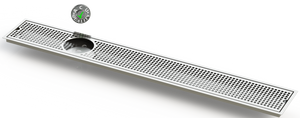 Flush Mount w/ Left Drain and Rinser Hole 6" X 45" X ¾" Drip Tray | Recessed | S/S # 4