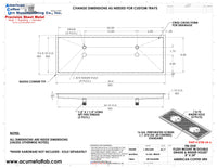 Thumbnail for Flush Mount w/ Double Drain and Double Rinser Holes 8