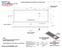 Thumbnail for Flush Mount w/ Right Drain and Rinser Hole 8