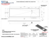 Thumbnail for Flush Mount w/ Right Drain and Rinser Hole 8