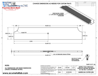 Thumbnail for Surface Mount Drip Tray with Double Cut Outs and Drain | 8