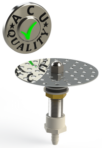 Polished Glass Rinser for Draft Beer Drip Trays