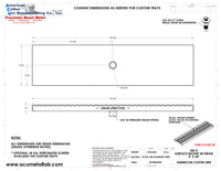 Thumbnail for Surface Mount Drip Tray with Drain 5