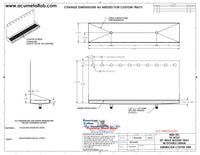 Thumbnail for Wall Mount Drip Tray with Double Drains | 6-3/8