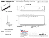 Thumbnail for Wall Mount Drip Tray with Double Drains | 6-3/8