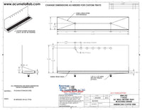 Thumbnail for Wall Mount Drip Tray with Double Drains | 6-3/8