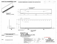 Thumbnail for Wall Mount Drip Tray with Double Drains | 6-3/8