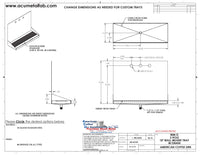 Thumbnail for Wall Mount Drip Tray with Drain | 6-3/8