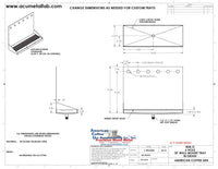 Thumbnail for Wall Mount Drip Tray with Drain | 6-3/8