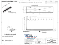 Thumbnail for Wall Mount Drip Tray with Drain | 6-3/8