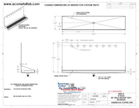 Thumbnail for Wall Mount Drip Tray with Drain | 6-3/8