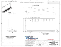 Thumbnail for Wall Mount Drip Tray with Drain | 6-3/8