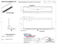 Thumbnail for Wall Mount Drip Tray with Drain | 6-3/8