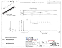 Thumbnail for Wall Mount Drip Tray with Drain | 6-3/8