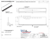 Thumbnail for Wall Mount Drip Tray with Drain | 6-3/8