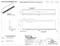 Thumbnail for Wall Mount Drip Tray with Drain | 6-3/8