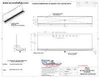 Thumbnail for Wall Mount Drip Tray with Drain | 6-3/8