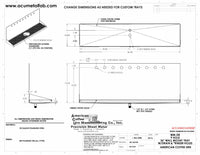 Thumbnail for Wall Mount Drip Tray with Drain and Rinser Hole | 8