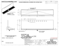 Thumbnail for Wall Mount Drip Tray with Drain and Rinser Hole | 8