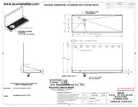 Thumbnail for Wall Mount Drip Tray with Left Drain and Rinser Hole | 8