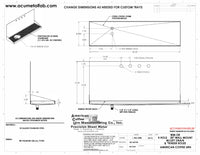 Thumbnail for Wall Mount Drip Tray with Left Drain and Rinser Hole | 8