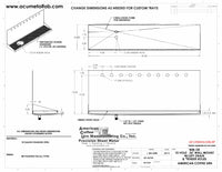 Thumbnail for Wall Mount Drip Tray with Drain and Left Rinser Hole | 8