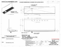 Thumbnail for Wall Mount Drip Tray with Drain and Left Rinser Hole | 8