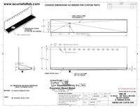 Thumbnail for Wall Mount Drip Tray with Drain and Left Rinser Hole | 8